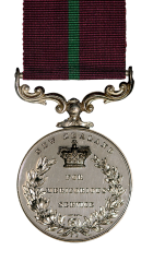 The New Zealand Meritorious Service Medal Reverse