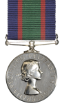 The Royal New Zealand Naval Volunteer Reserve Long Service and Good Conduct Medal Obverse