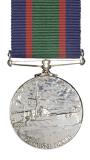 The Royal New Zealand Naval Volunteer Reserve Long Service and Good Conduct Medal Reverse