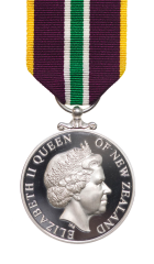 New Zealand Defence Meritorious Service Medal (DMSM) Obverse