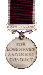The New Zealand Army Long Service and Good Conduct Medal Reverse