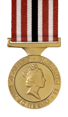 The New Zealand 1990 Commemoration Medal Obverse
