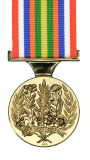 The New Zealand Special Service Medal (Asian Tsunami) Reverse