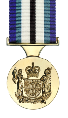 The New Zealand Special Service Medal (Erebus) Obverse