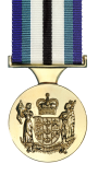 The New Zealand Special Service Medal (Erebus) Obverse