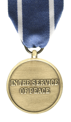 The United Nations Truce Supervision Organisation Medal reverse