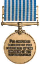 The United Nations Medal (Korea) Reverse