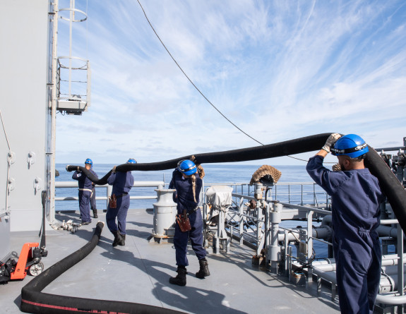 HMNZS Aotearoa and her crew have arrived in Tonga. Both bulk and desalinated water was immediately transported throughout the mainland.