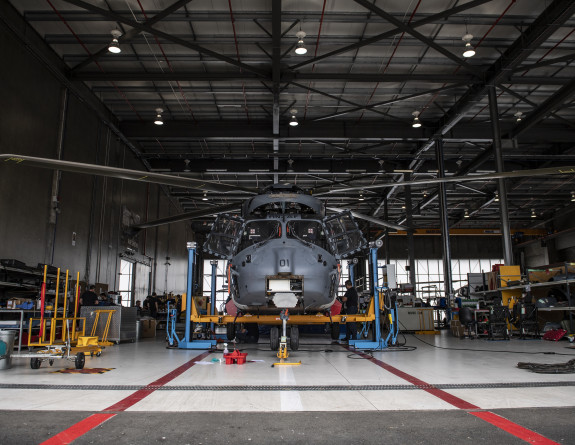 No. 3 Squadron prepare to deploy to Tonga with two NH90 helicopters.