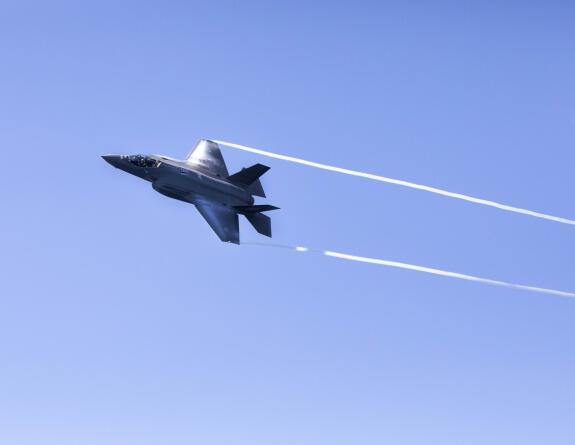 A Royal Australian Air Force F-35A Lightning 