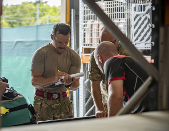 Soldiers from 2nd Engineer Regiment prepare to deploy to Tonga