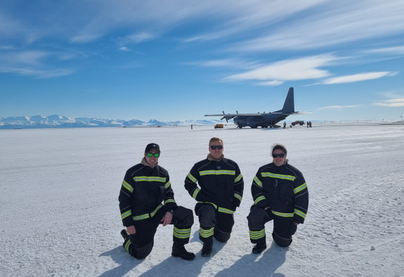 RNZAF Rescue Firefighters are currently down in Antarctica supporting the United States Antarctic Program.