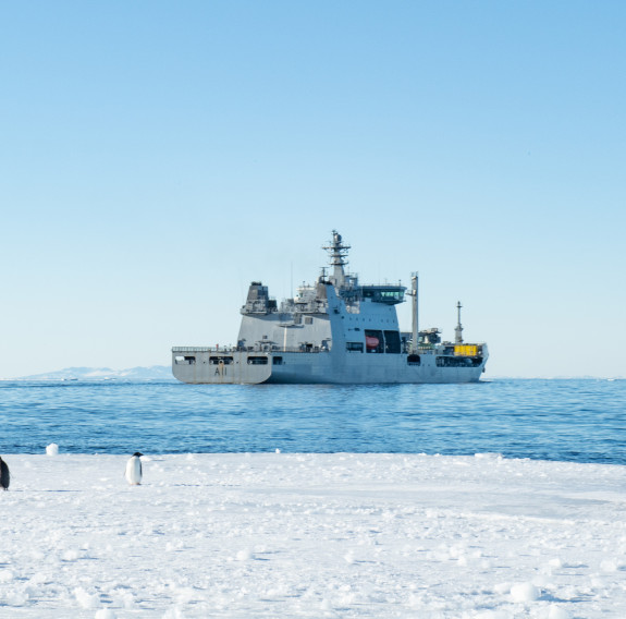 HMNZS Aotearoa is a polar-class sustainment vessel specifically able to operate deep into the Southern Ocean and Ross Sea