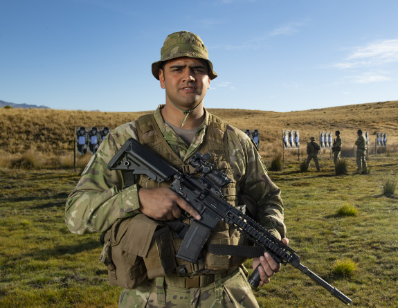 Corporal Nathan Kawana provided support to soldiers on exercise, and engaged in the shoot element.