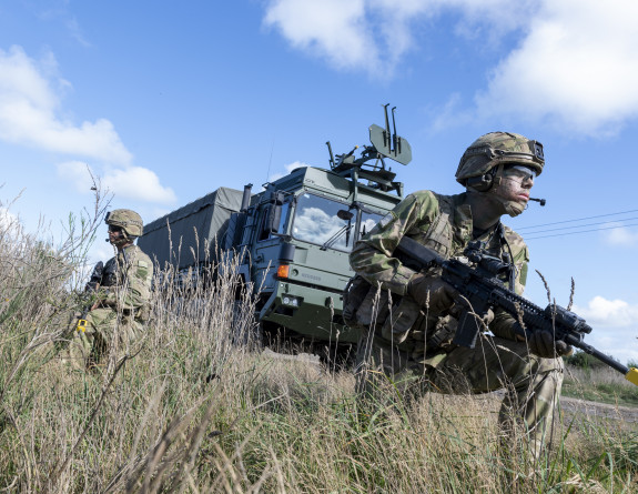 Exercise Foxhound 2 focused on infantry core skills, as well as community engagement
