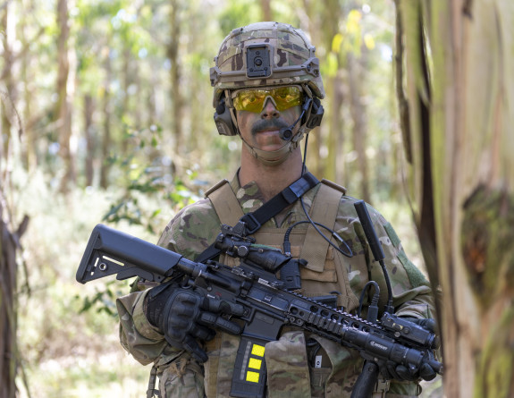 Private Handro Vermeulen during Ex Foxhound 2