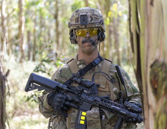 Private Handro Vermeulen during Ex Foxhound 2