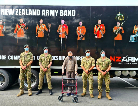 Our soldiers helped Rannerdale Village veterans move to Aldwins House, a specialist rest home and hospital care facility in Linwood.