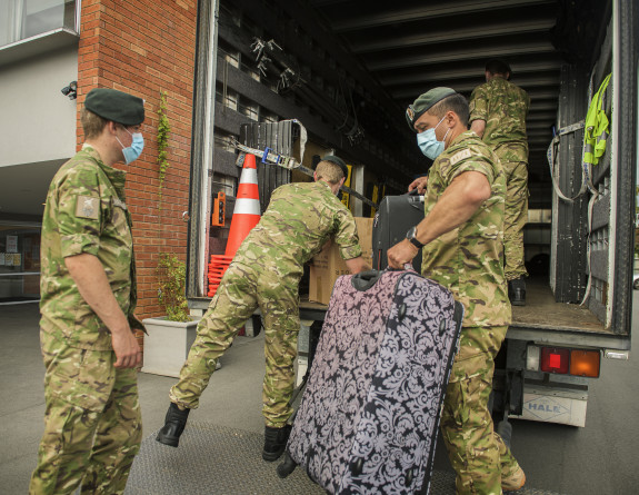 Our soldiers recently stepped up to help 32 Rannerdale Village veterans move to a specialist rest home and hospital care facility.