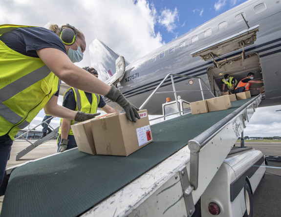 Our Army and Air Force personnel package defence equipment to support Ukraine.