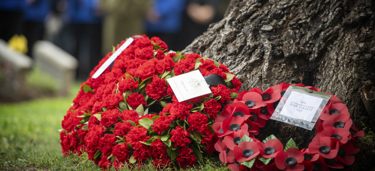 A moving ceremony was held at Chanak Consular Cemetery, to honour members of the Canterbury Mounted Rifles who passed away from influenza in 1918.