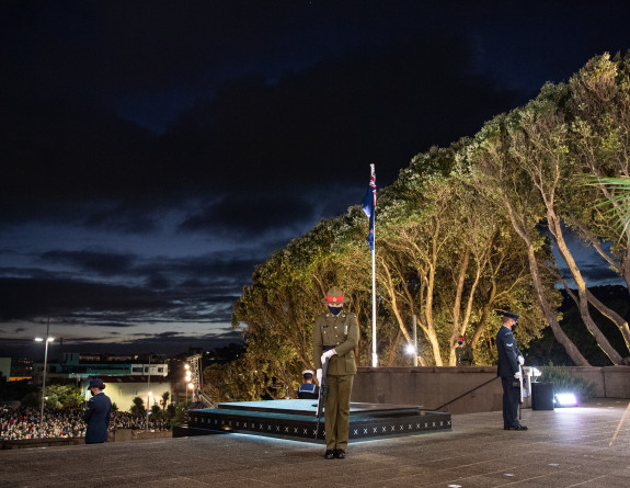 Anzac Day 2022 dawn service at Pukeahu National War Memorial Park