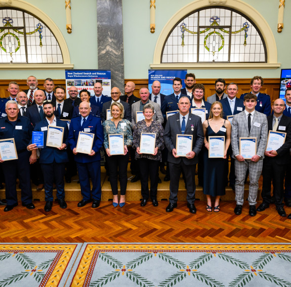 2022 New Zealand Search and Rescue Awards. Credit: Mark Coote