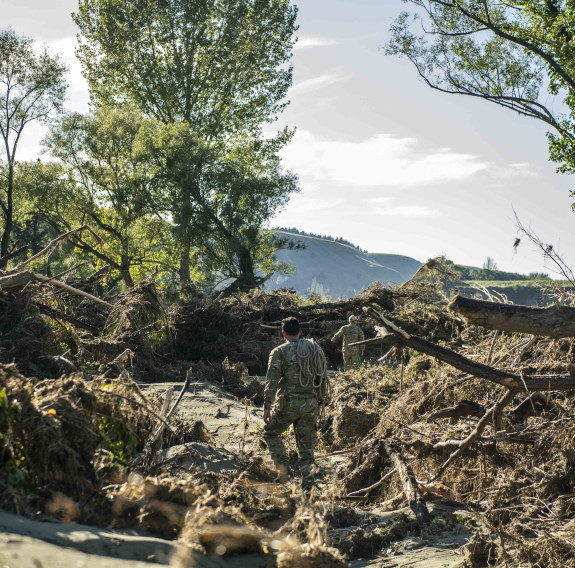 Some of the destruction our personnel have seen in Dartmoor, Hawke's Bay Region.