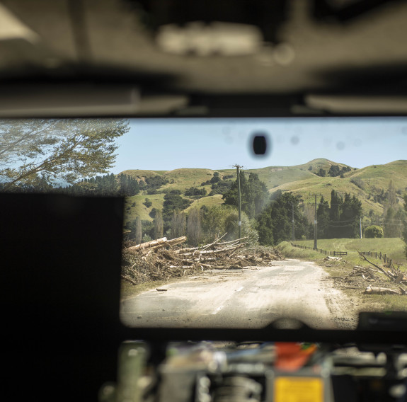 Some of the destruction our personnel have seen in Dartmoor, Hawke's Bay Region.