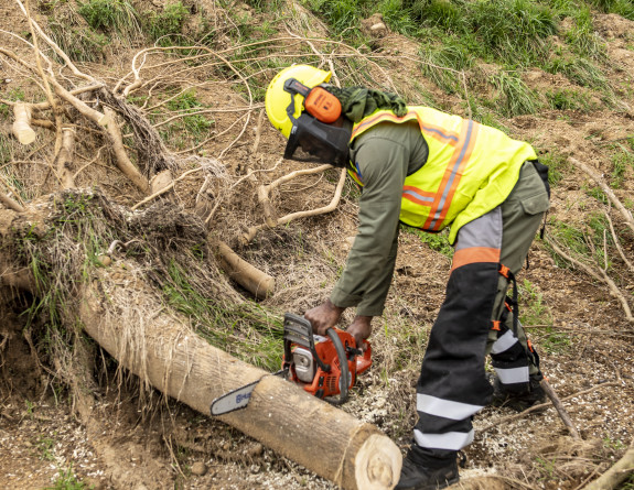 Members of the Fijian Humanitarian Assistance Disaster Relief Task Force joined forces with NZDF engineers to help a cyclone-affected farming family.