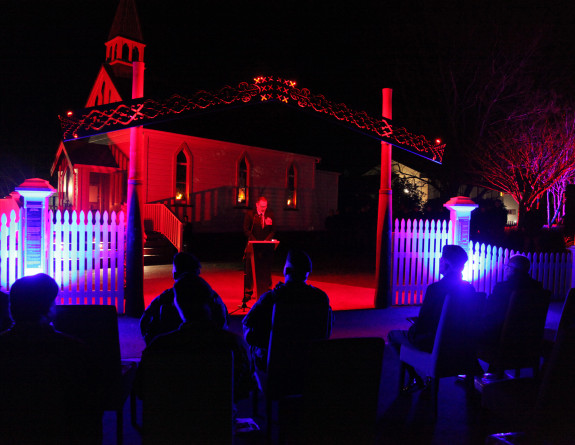 Unveiling of a waharoa at Trentham Military Camp on the eve of the Matariki holiday.