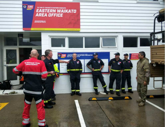 3/6 soldiers working with FENZ in the Eastern Waikato region.