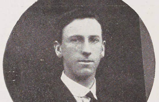 A black and white memorial image of a male head shot with the text Sergeant Francis Timothy Rochford underneath.