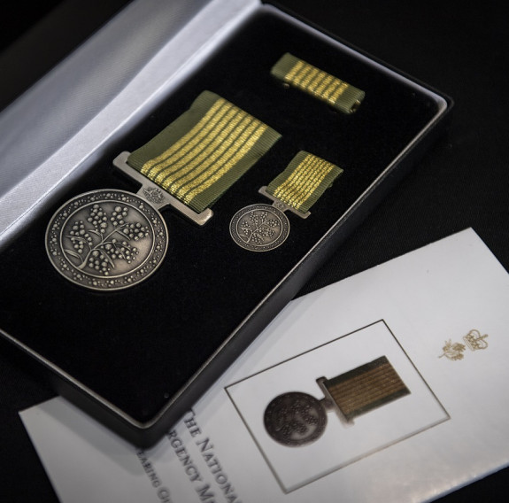 The Australian National Emergency Medal is awarded by the Australian Government for sustained or significant service during national emergencies in Australia