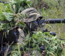 The Officer Cadets commanded a group through ambushes, quick attacks, clearances and establishing a secure base.
