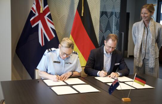 German NZDF signing 2