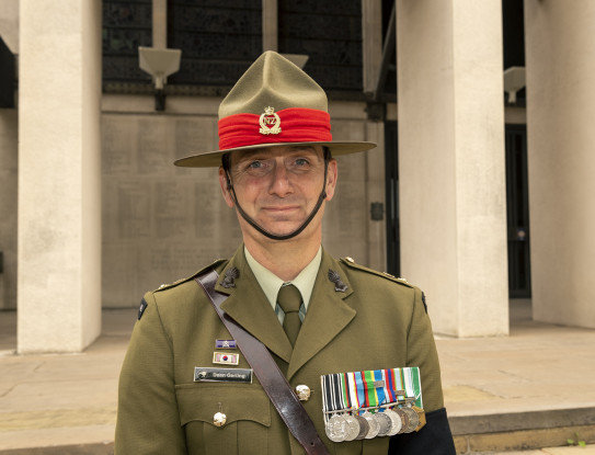 Lieutenant Colonel Dean Gerling says it was a privilege to lead the NZDF contingent that marched during the funeral for Her Majesty The Late Queen Elizabeth II