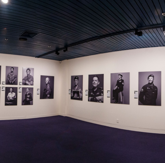 Rainbow Warriors is a photographic exhibition that tells the stories of 25 lesbian, gay, bisexual and transgender, former and contemporary personnel from the NZDF