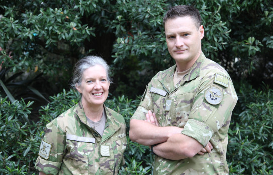 Sergeant Caroline Williams and Lance Corporal Rhys Dillon