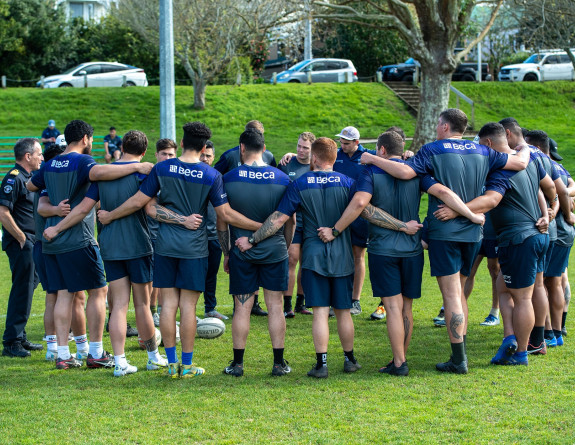 The Te Taua Moana rugby team, competing in the Commonwealth Navy Rugby Cup tournament in the United Kingdom this month.