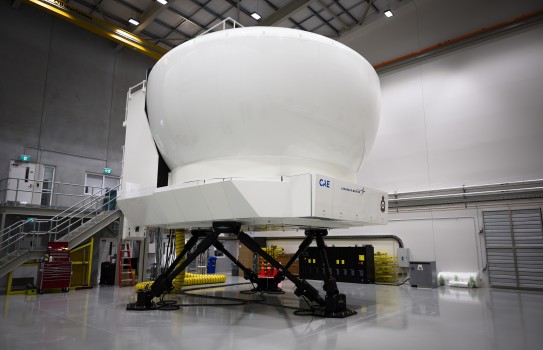 Perseus, the new C-130J Hercules simulator at RNZAF Base Auckland