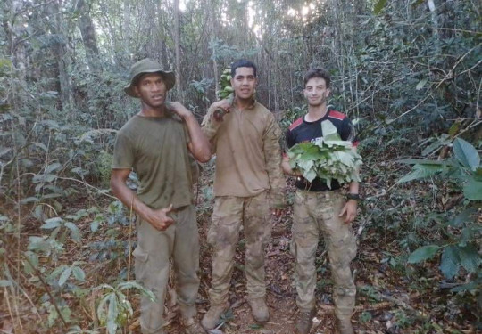 Officer Cadet School [OCS] of New Zealand have learned new survival skills from their Fijian military counterparts during three days in the Fijian bush. Photo credit: RFMF