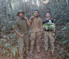 Officer Cadet School [OCS] of New Zealand have learned new survival skills from their Fijian military counterparts during three days in the Fijian bush. Photo credit: RFMF
