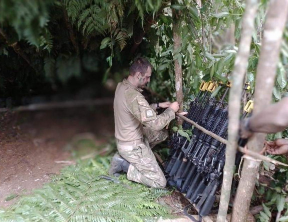 Officer Cadet School [OCS] of New Zealand have learned new survival skills from their Fijian military counterparts during three days in the Fijian bush. Photo credit: RFMF