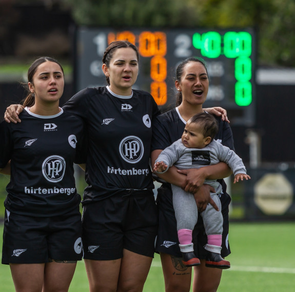 Lance Corporal Hana Wainohu says being able to be with her daughter Waimarie as she competes in the women’s International Defence Rugby Competition has been a highlight of the tournament for her