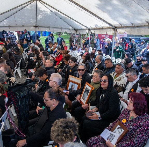 Seventy-eight sets of medals were presented to the descendants of members of the Māori Battalion