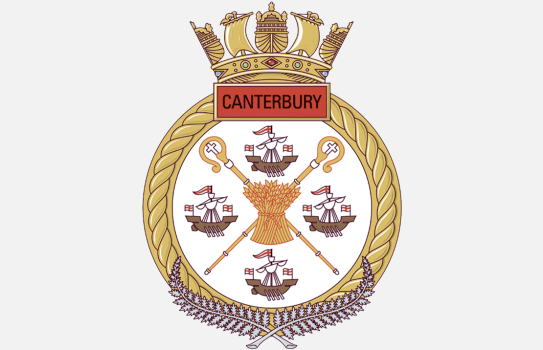 HMNZS Canterbury Badge