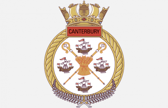 HMNZS Canterbury Badge