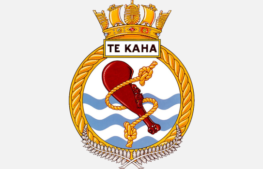 HMNZS Te Kaha Badge