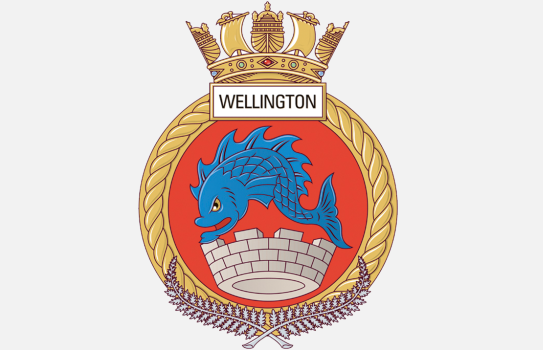 HMNZS Wellington Badge